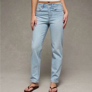 American Eagle Outfitters Light Blue Straight Leg Jeans